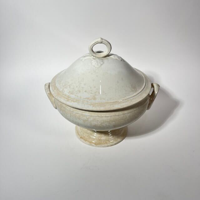White soup tureen Creil and Montereau - Image 6